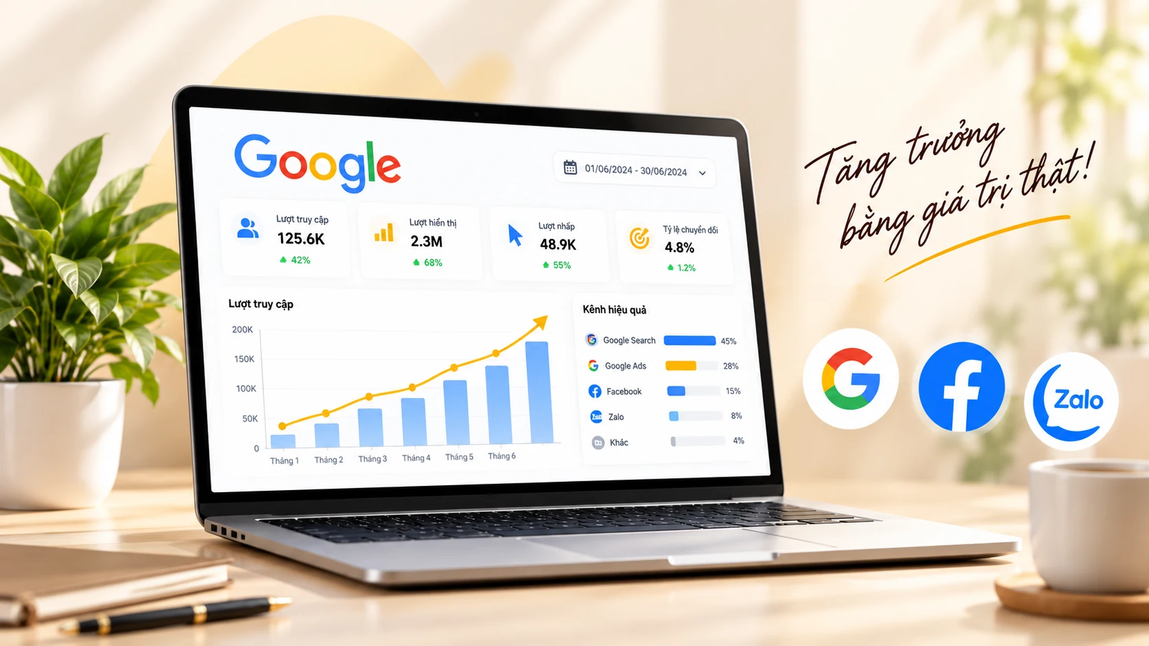 SEO, quảng cáo & vận hành số